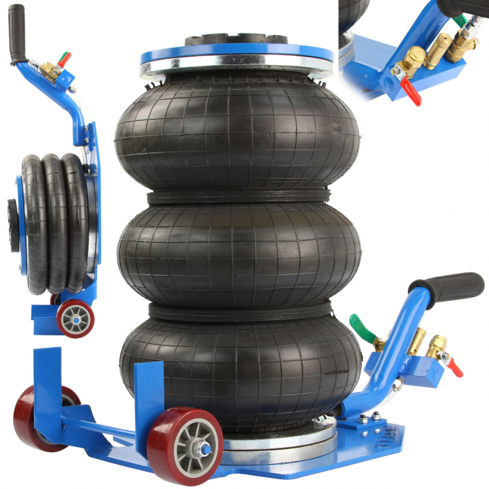 Cric pneumatic 3.5 Tone profesional cu pernă de aer pentru vulcanizare 14-40cm (M80130R-2) [1]