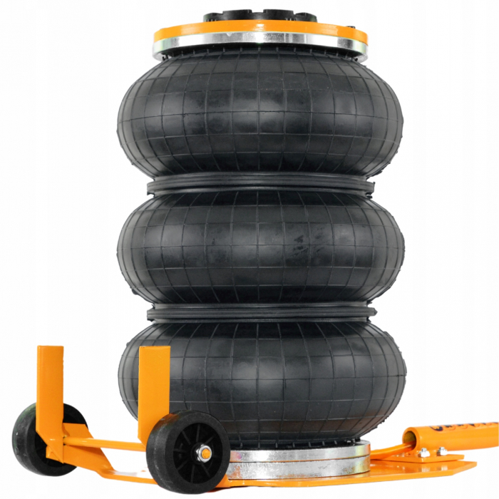 Cric pneumatic 3.5 Tone profesional cu pernă de aer pentru vulcanizare 14-40cm + Set 2 suporti sustinere tip capra 3 Tone auto (3.5TAIR+KD3171) [4]