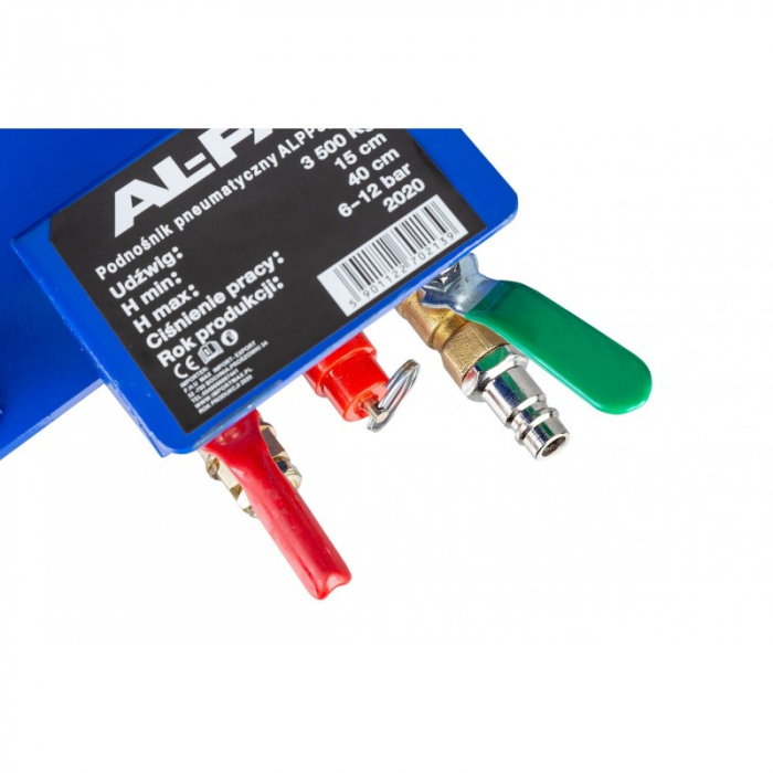 Cric pneumatic 3.5 Tone profesional cu pernă de aer vulcanizare (ALPP3.5TR) [7]