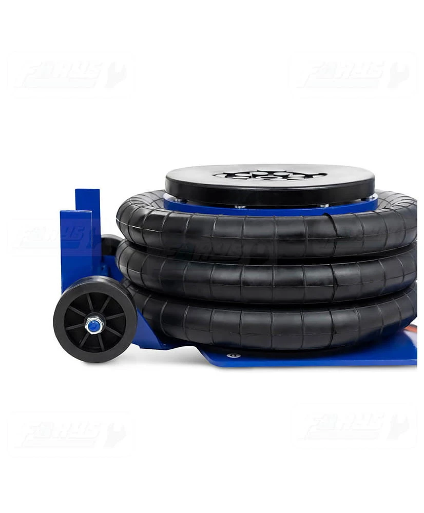 Cric pneumatic 3.5 Tone profesional cu pernă de aer pentru vulcanizare 14-40cm + Set 2 suporti sustinere tip capra 3 Tone auto (3.5TAIR+3T(2)) [27]