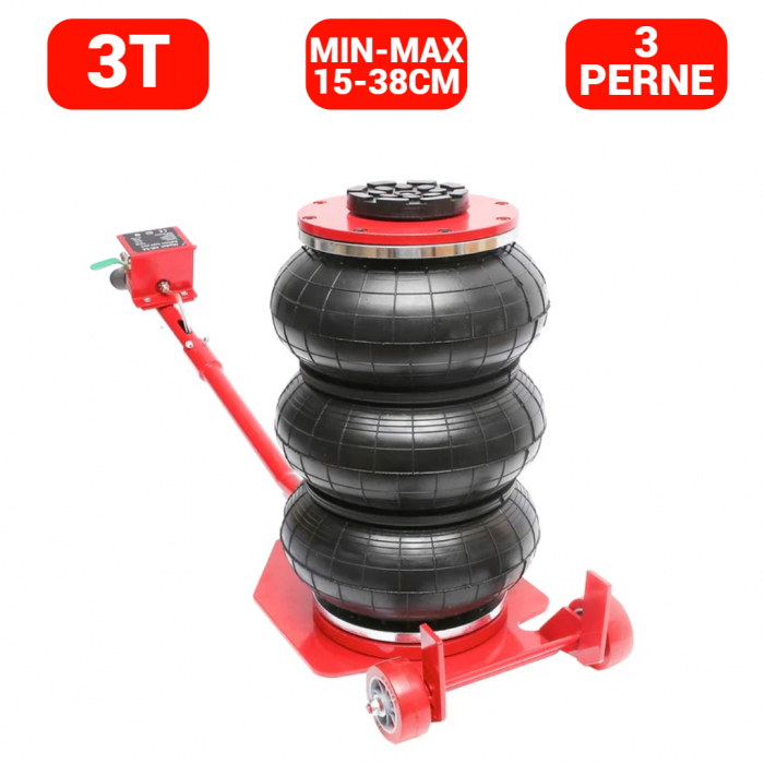 Cric pneumatic 3 tone 150-380mm (3TAIR) [1]