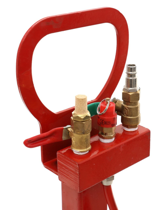 Cric pneumatic 4.5 Tone cu maner reglabil profesional cu pernă de aer pentru vulcanizare 15-40cm (KD369) [12]