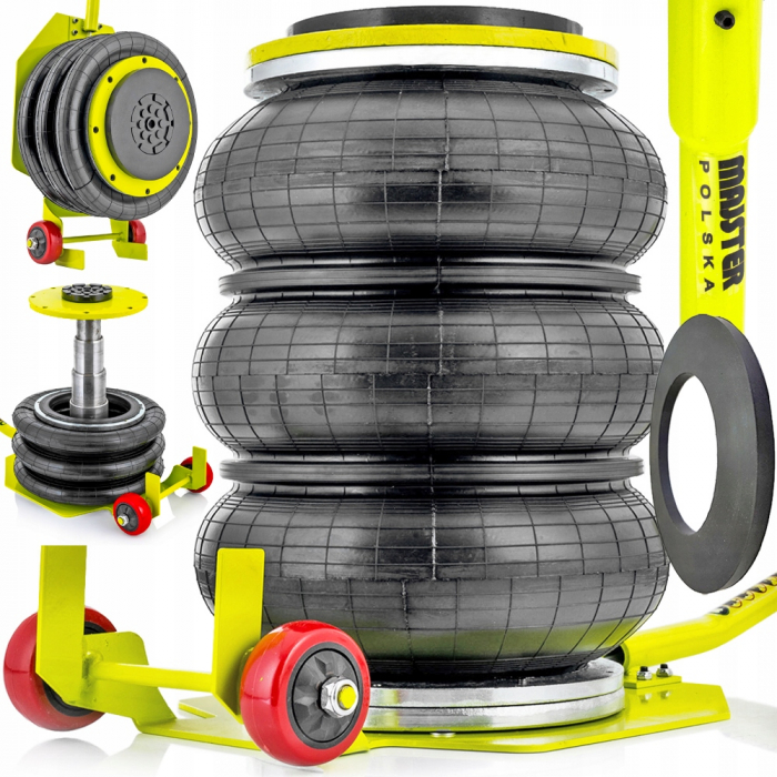 Cric pneumatic 4.5 Tone profesional cu pernă de aer pentru vulcanizare 15-43cm (MP0510-GR) [1]