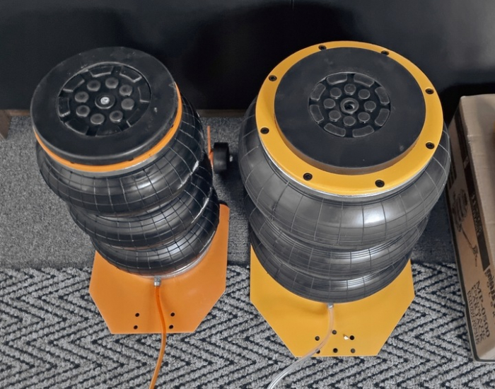 Resigilat-Cric pneumatic 4.5 Tone profesional cu pernă de aer pentru vulcanizare 15-43cm (MP0510-GR) [3]