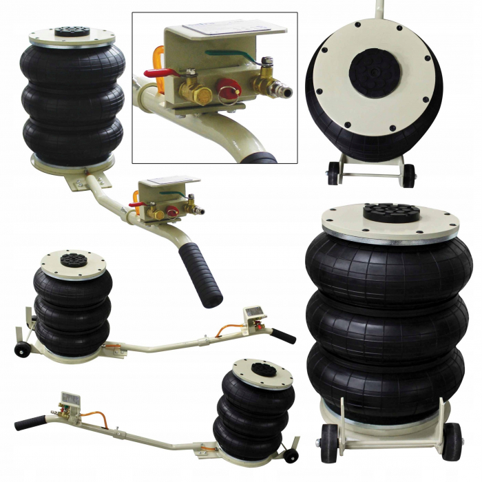 Cric pneumatic 6 Tone profesional cu pernă de aer pentru vulcanizare 15-40cm (M80129) [2]