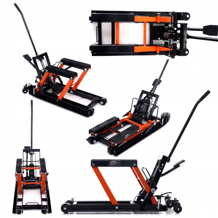 Cric ridicare hidraulic 500Kg la pedala pentru ATV Moto Quad 11-40cm (KD353) [1]