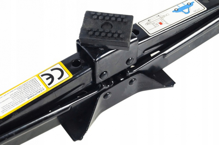 Cric trapez foarfeca 1.5 Tone cu tampon cauciuc auto (14400) [3]