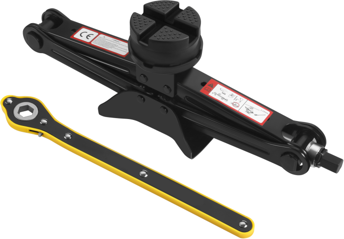 Cric trapezoidal 2,5T, 115-430 mm, cheie telescopica si accesorii incluse (KD3525) [5]