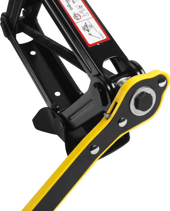 Cric trapezoidal 2,5T, 115-430 mm, cheie telescopica si accesorii incluse (KD3525) [8]
