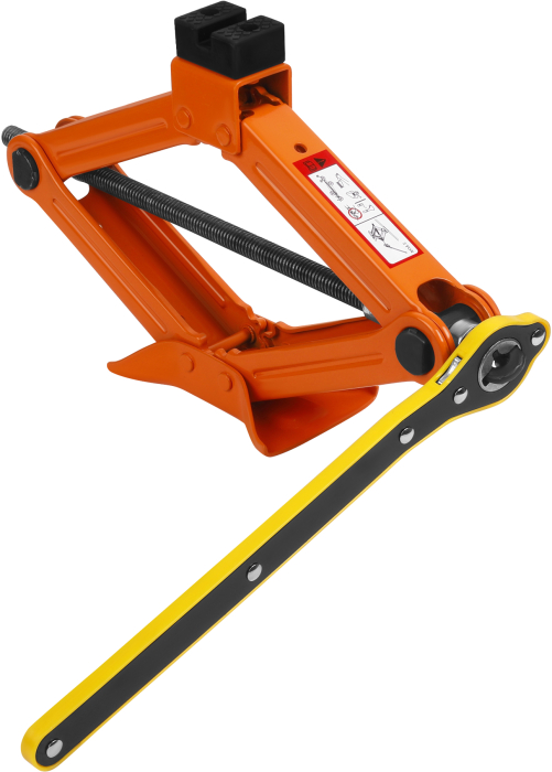 Cric trapezoidal 2T, 120-420 mm, cheie telescopica si accesorii incluse (KD3526) [4]