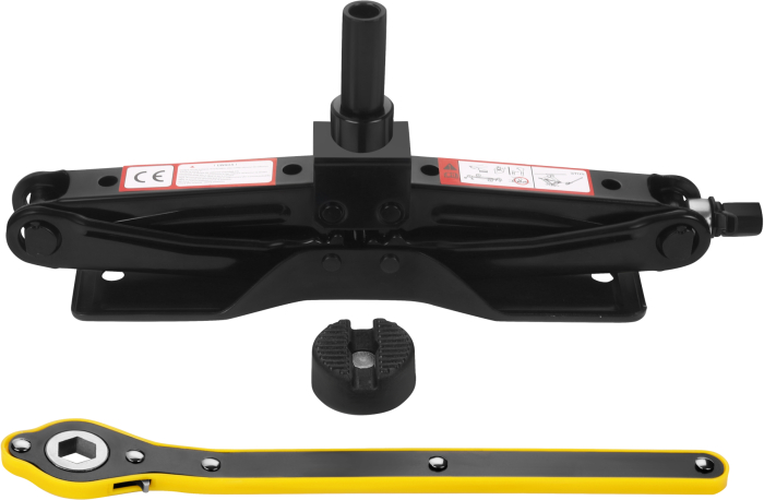 Cric trapezoidal 135-445 mm, cheie telescopica si accesorii incluse (KD3527) [6]