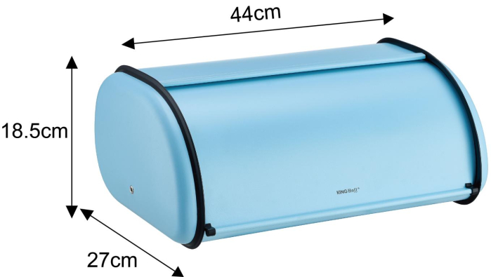Cutie pentru paine din otel albastra 44cm (KH-1869) [2]