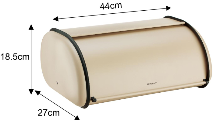 Cutie pentru paine din otel bej 44cm  (KH-1866) [2]