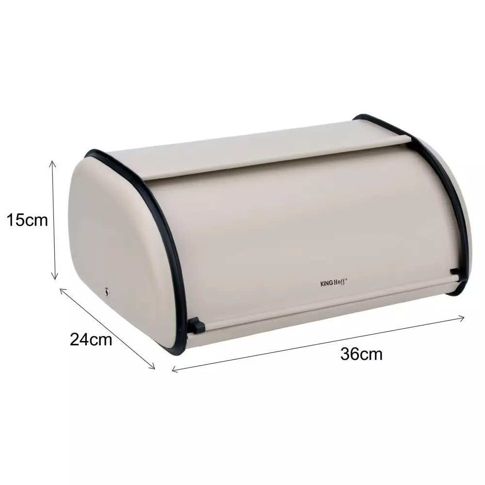Cutie pentru paine din otel bej (KH-1754) [2]