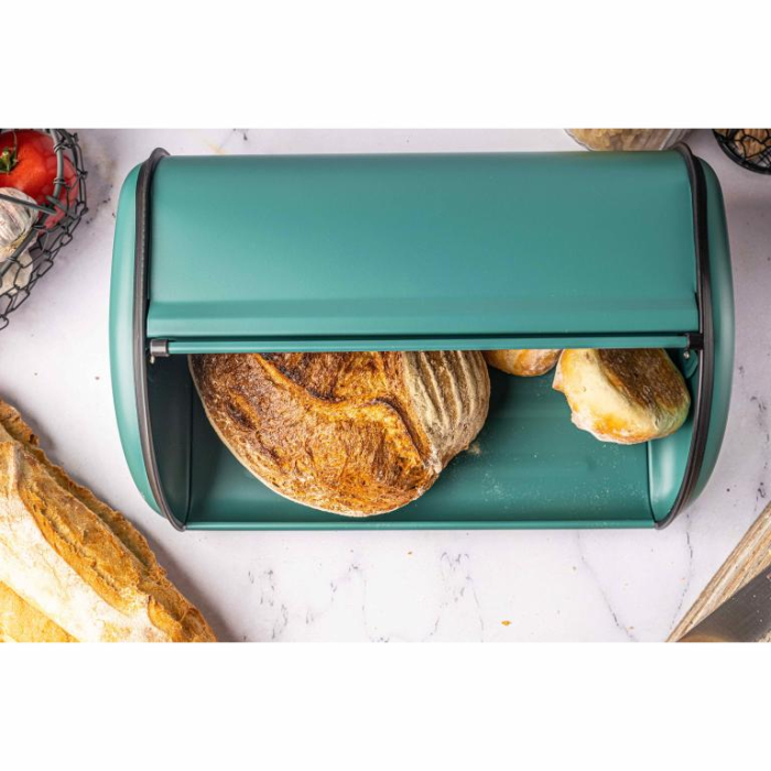 Cutie pentru paine din otel verde 44cm (KH-1867) [14]