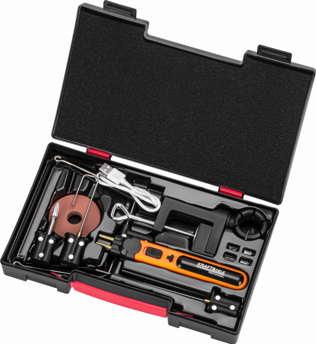 Cutit termic cu acumulator pentru taiere polistiren EPS XPS 550°C cu varfuri (KD5354) [5]