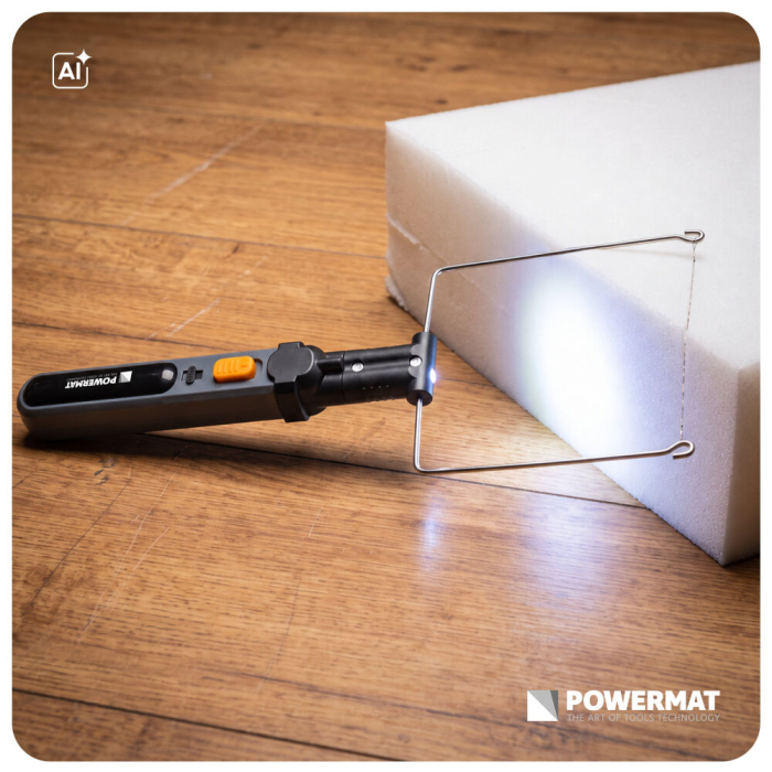 Cutter termic fara fir pentru polistiren 550°C cu 4 varfuri si baterie 2000 mAh PM1669 (PM-BNT-4.2T) [29]