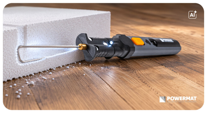 Cutter termic fara fir pentru polistiren 550°C cu 4 varfuri si baterie 2000 mAh PM1669 (PM-BNT-4.2T) [28]