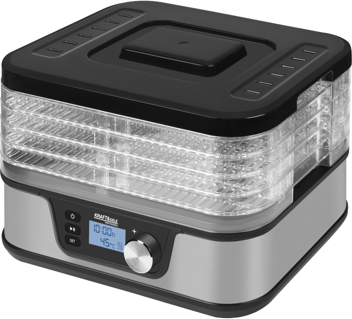 Deshidrator electric 650W pentru fructe, legume si ciuperci cu 5 tavi (KD4212) [2]