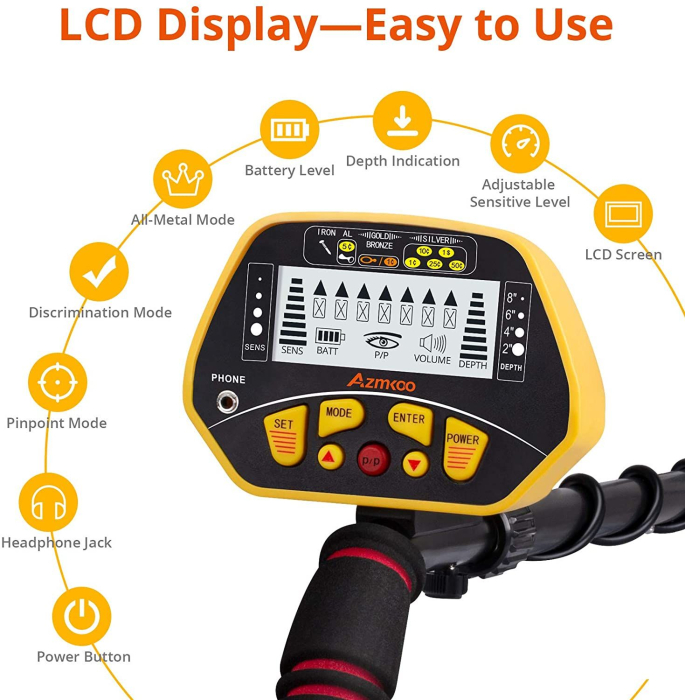 Detector de metale (KD10409) [15]