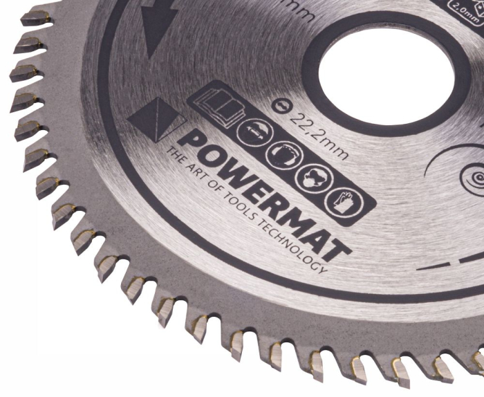 Disc circular vidia pentru lemn 125x22.2 mm, 60 dinti, taiere de precizie PM0896 (TDD-125x22.2x60Z) [4]