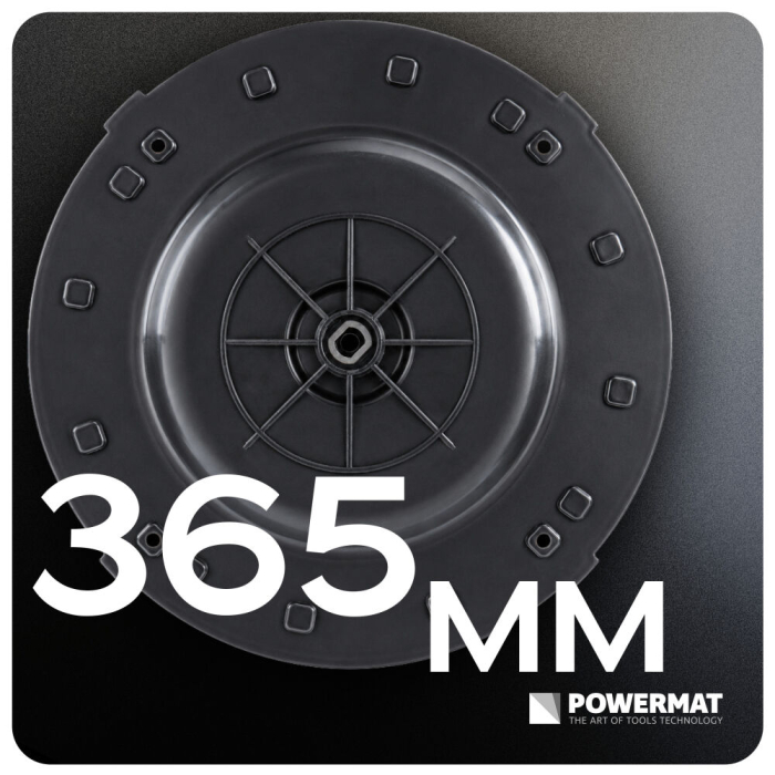 Disc de montaj pentru mistrie mecanică, universal, 365 mm, pană 13×17 mm, pentru PM-ZDT-1100M / PM-ZDT-750 (PM-ZDT-1100M-TM) [3]