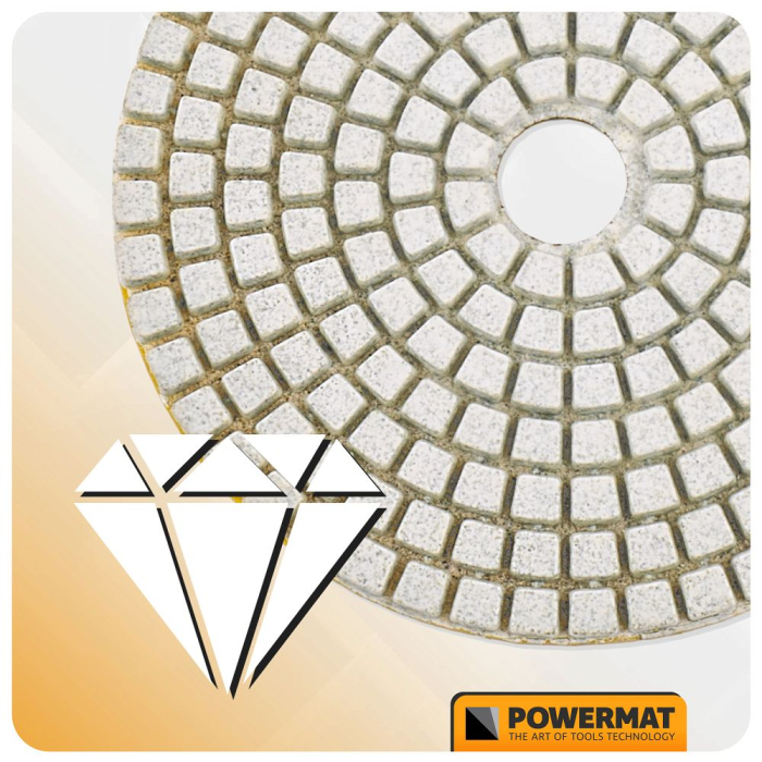 Disc diamantat fin 105mm pentru finisat si polizat beton piatra si gresie PM1583 (PM-DTS-1051T) [11]