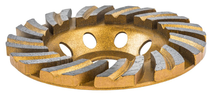 Disc diamantat oala 105mm tip L pentru slefuit beton si piatra PM1584 (PM-DTG-1051T) [13]