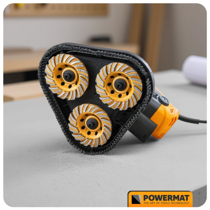 Disc diamantat oala 105mm tip L pentru slefuit beton si piatra PM1584 (PM-DTG-1051T) [21]