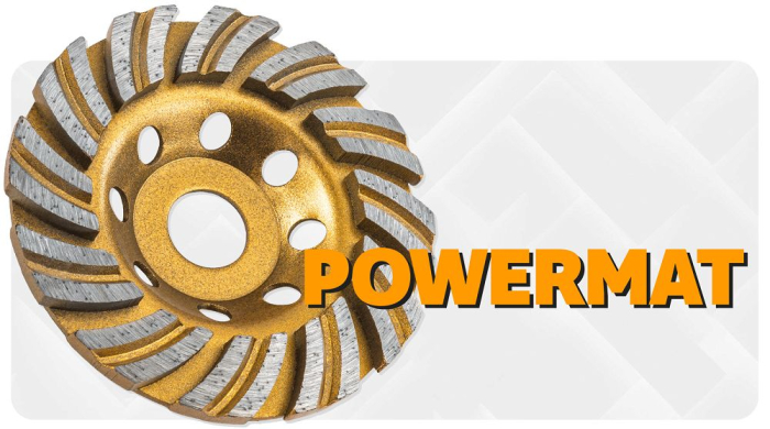 Disc diamantat oala 105mm tip L pentru slefuit beton si piatra PM1584 (PM-DTG-1051T) [14]