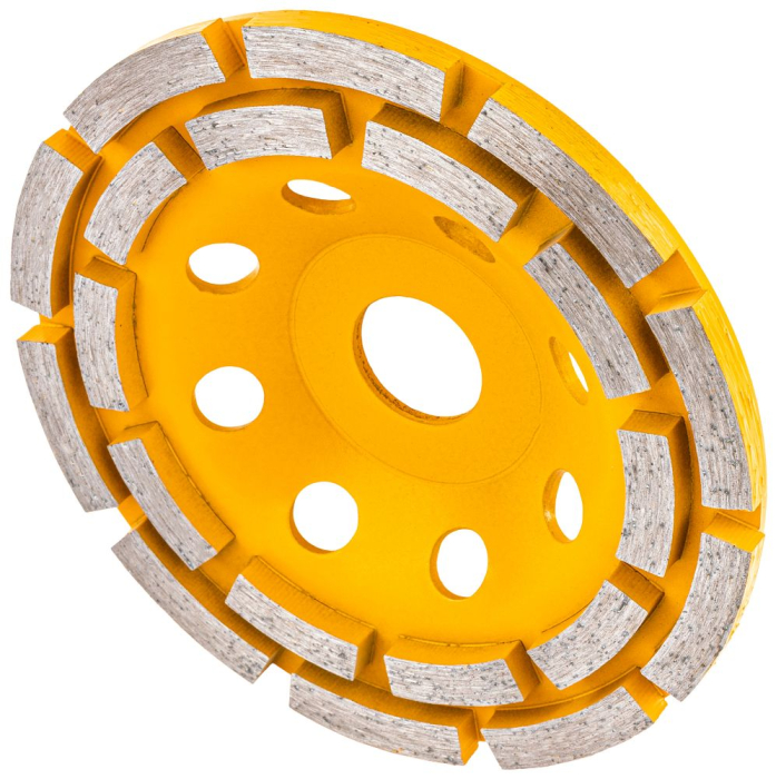 Disc diamantat oala 125mm dublu segmentat pentru slefuit beton si piatra PM1419 (PM-DTG-1253T) [3]