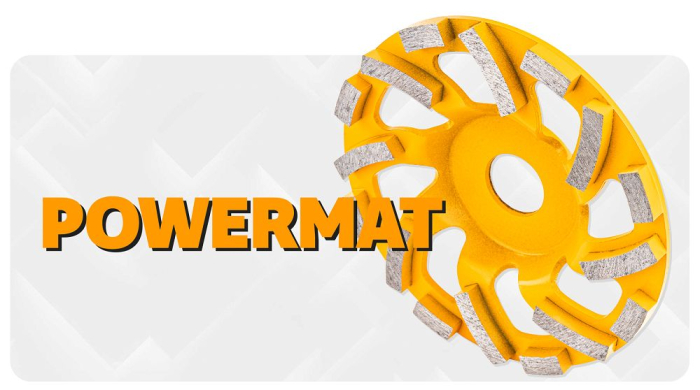 Disc diamantat oala 125mm tip L pentru slefuit beton si piatra PM1417 (PM-DTG-1251T) [10]