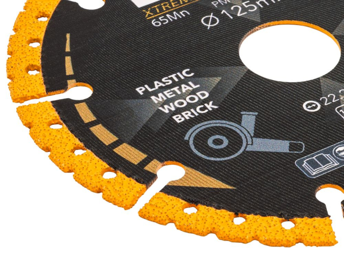 Disc diamantat universal 125mm dublu placat pentru metal lemn si ceramica PM1421 (PM-TDCS-1252T) [5]