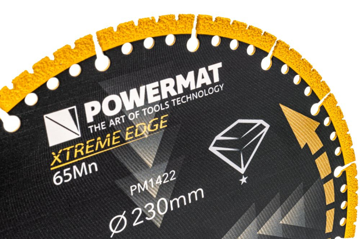 Disc diamantat universal 230mm dublu placat pentru sticla ceramica metal si lemn PM1422 (PM-TDCS-2301T) [5]