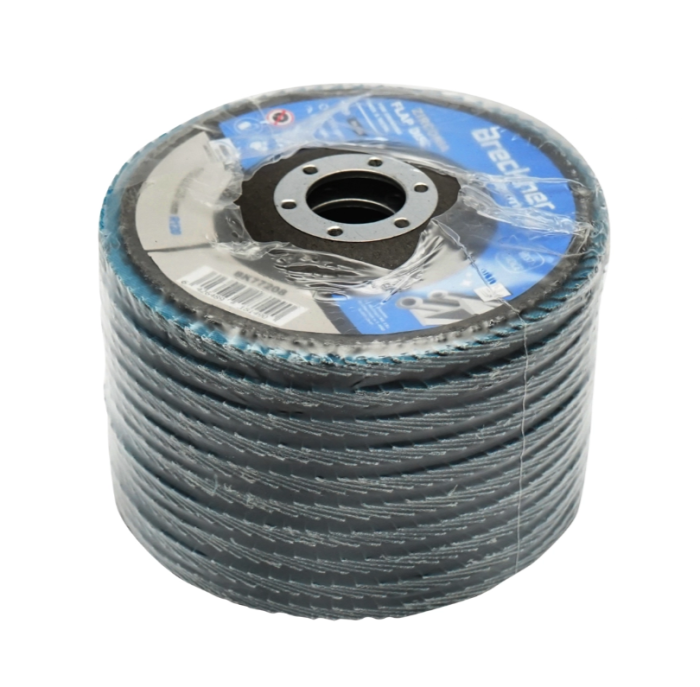 Disc lamelar abraziv cu zirconiu pentru taiat si polizat metal si inox P120, 115mm DISGX96 (BK77208) [3]