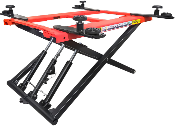 Dispozitiv elevator cu ridicare automata tip foarfeca 2,8 T 230 V (KD5824) [3]