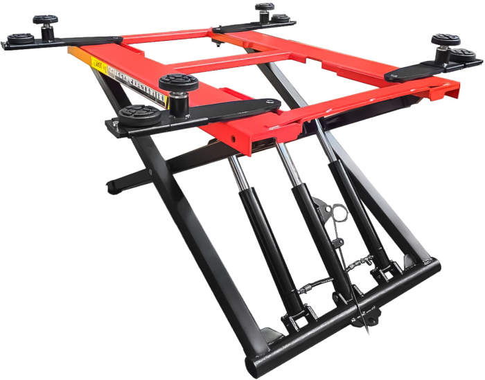 Dispozitiv elevator cu ridicare automata tip foarfeca 2,8 T 230 V (KD5824) [2]