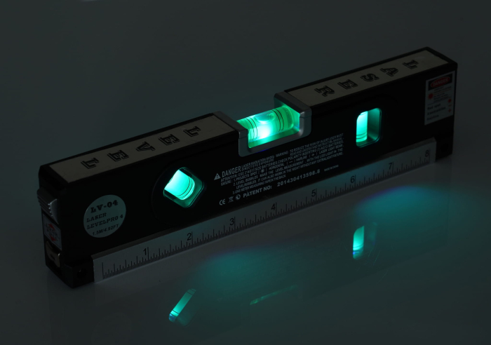 Dispozitiv multifunctional nivela laser boloboc 3 bule ruleta 1.5m rigla (KD10438) [10]