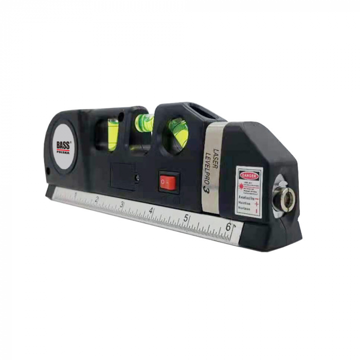 Dispozitiv multifunctional nivela laser boloboc poloboc 3 bule ruleta 2.5m rigla (BP-1464) [8]