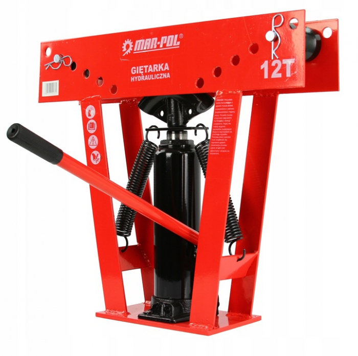 Dispozitiv presa hidraulica 12 tone indoit tevi teava + 6 profile (M55670) [3]
