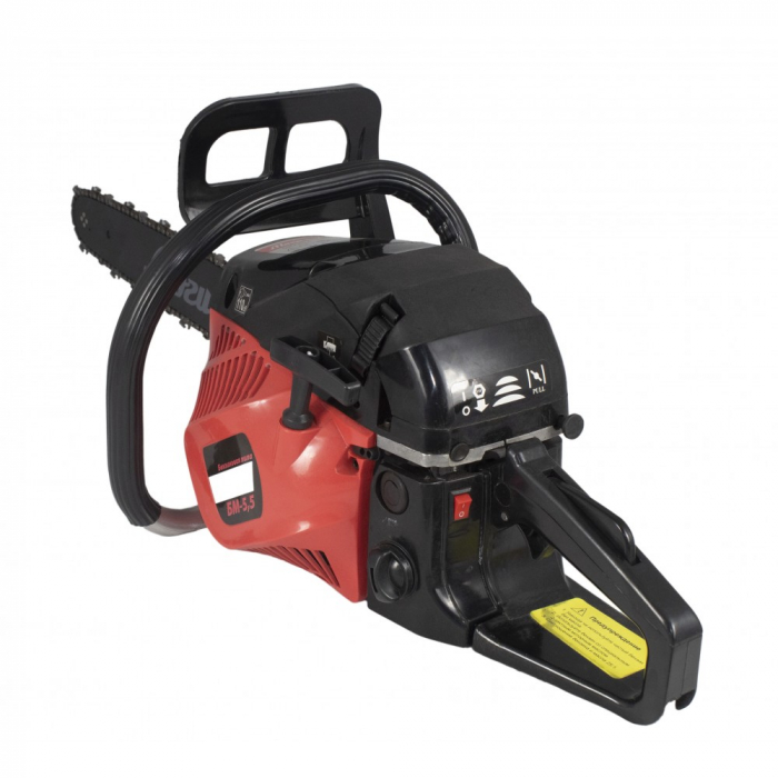 Drujba fierastrau benzina 5.5kW 58cc + Ulei ungere 1L + Ulei amestec 0.5L 2 Lame 2 Lanturi (40cm + 45cm) (BM-5,5+) [4]