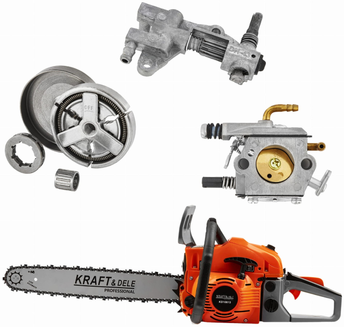 Drujba pe benzina 5.9 CP 58cc cu lame 16 si 18 inch (KD10613) [12]