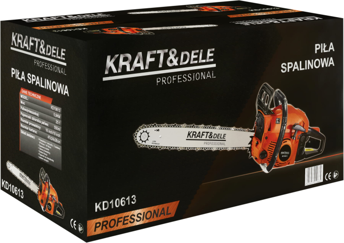 Drujba pe benzina 5.9 CP 58cc cu lame 16 si 18 inch (KD10613) [18]