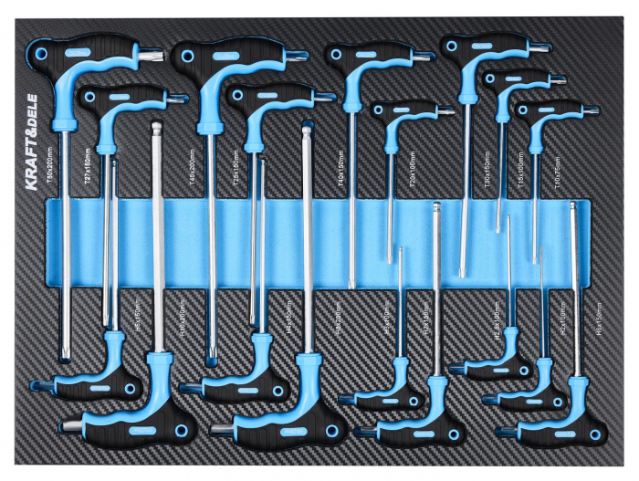 Dulap scule profesional atelier 12 sertare echipat 501piese (KD1062) [12]