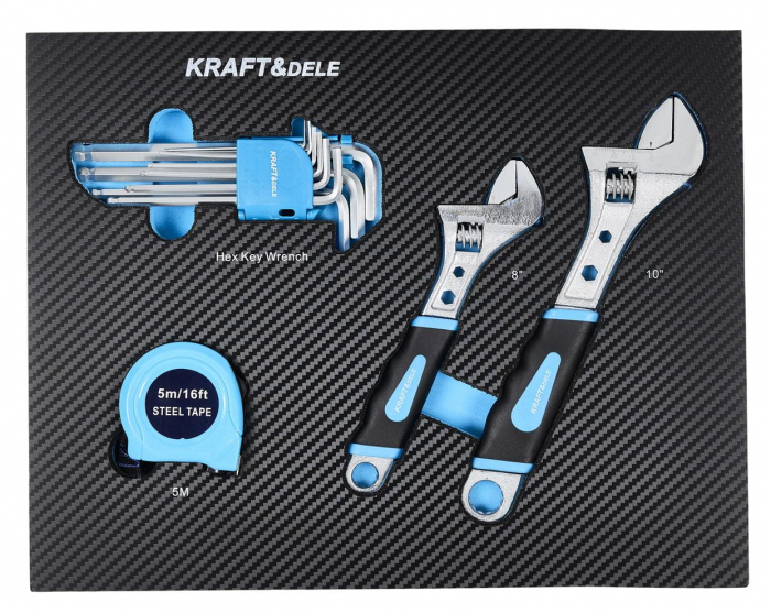 Dulap scule profesional atelier 12 sertare echipat 501piese (KD1062) [15]