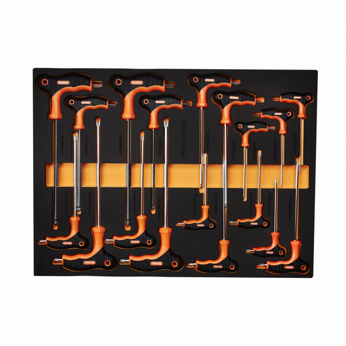 Dulap scule profesional atelier 7 sertare echipat 258 piese (KD1067) [7]
