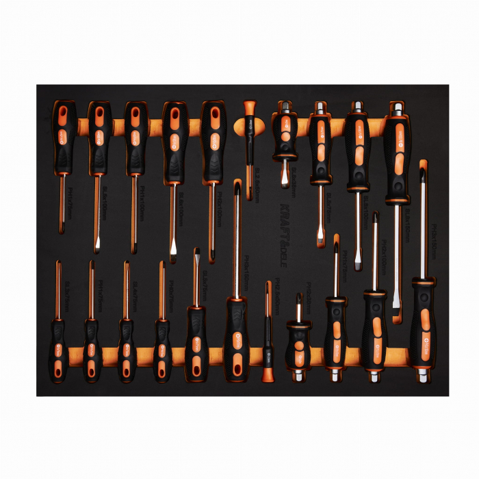 Dulap scule profesional atelier 7 sertare echipat 258 piese (KD1067) [8]