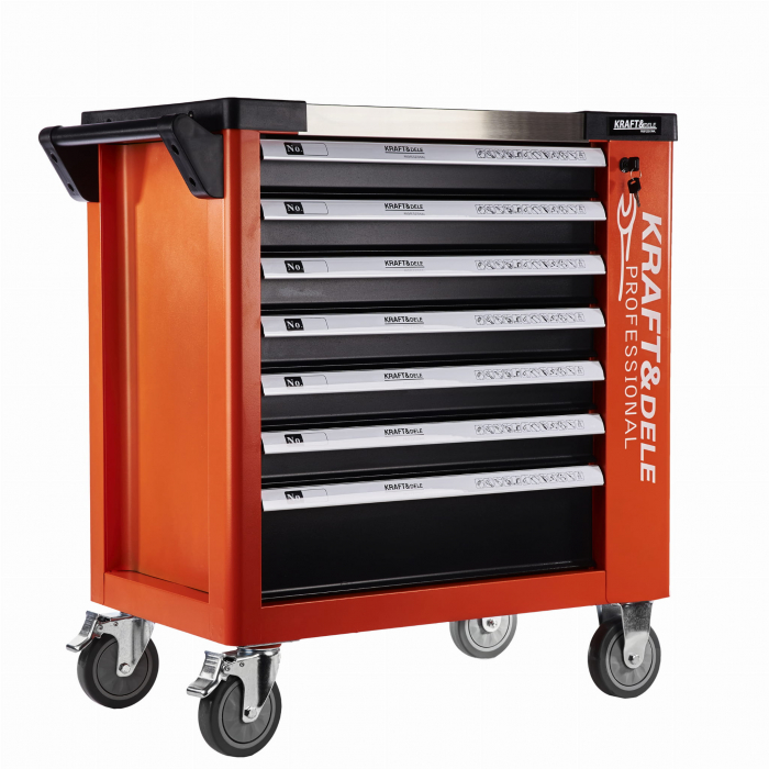 Dulap scule profesional atelier 7 sertare echipat 258 piese (KD1067) [12]