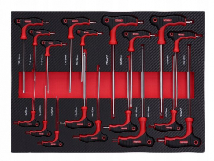 Dulap scule profesional atelier 7 sertare  echipat 298 piese (TA217) [14]