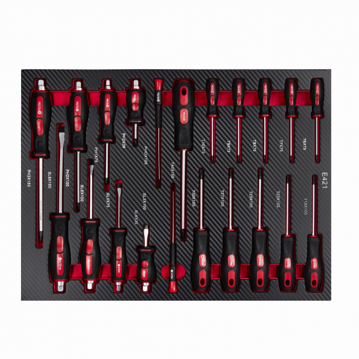 Dulap scule profesional atelier 7 sertare  echipat 299 piese (KD1068) [6]